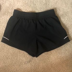 Black sporty shorts